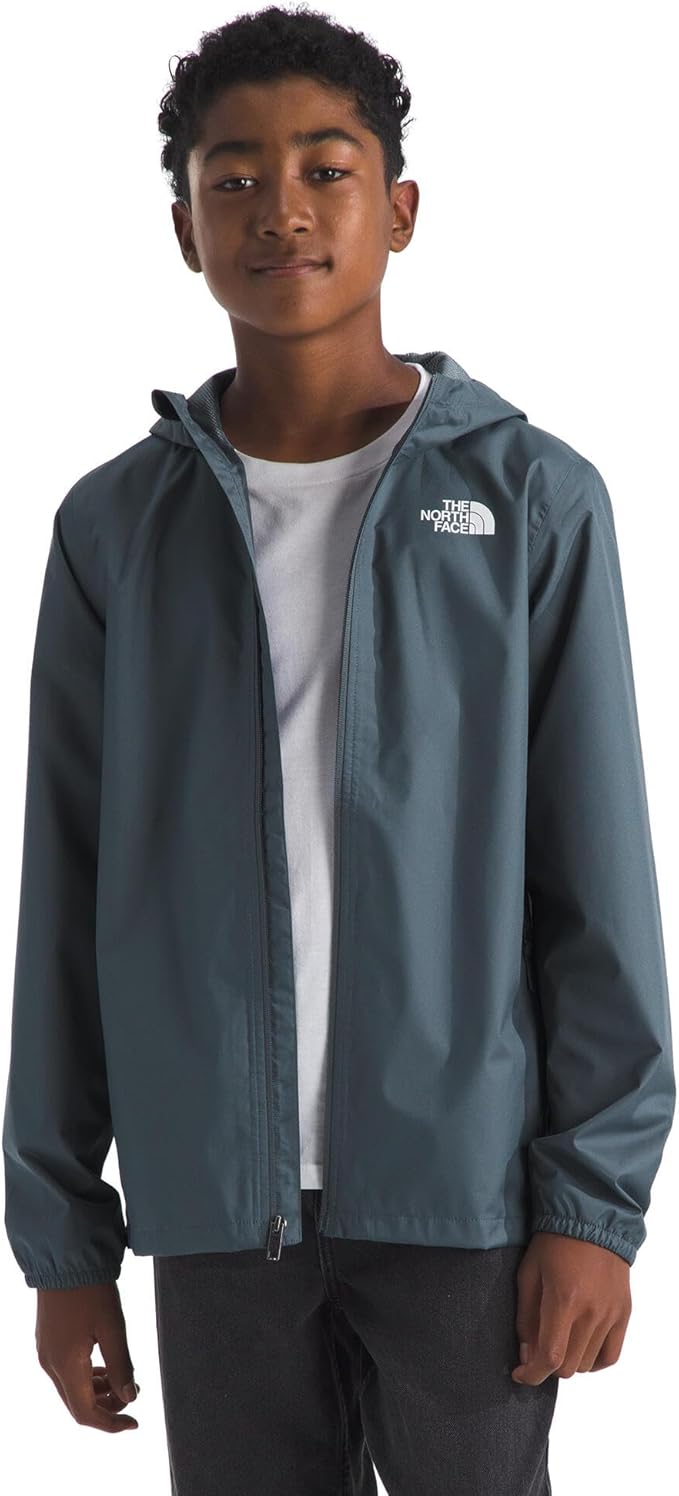 The North Face Unisex Kids Zipline Rain Jacket - Waterproof Rain Coat, Secure Zip Pockets, Weather Ready Hood