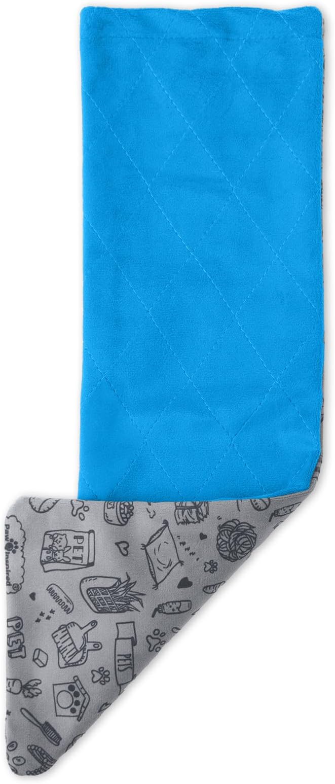 Paw Inspired Fitted Fleece Ramp Cover for Critter Nation Cage, Blue | Ladder Liner for Ferret Nation/Critter Nation Cage, For Ferrets, Rats, Chinchillas, Hedgehogs, Small Animals, Pets
