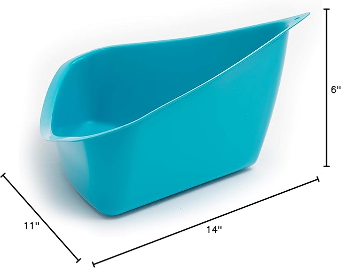 Lixit Corner Litter Pan for Ferrets, Rabbits, Rats, Guinea Pigs and Other Small Animals. (Blue Pack of 1)