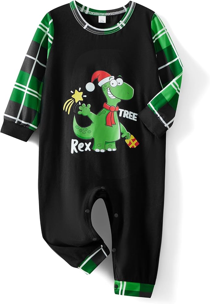 Matching Family Christmas Pajamas Set Elk/Tree/Plaid Holiday Sleepwear Xmas Family Jammies