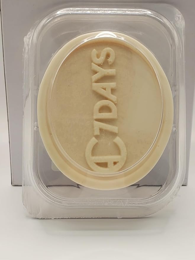 CDH7DAYS Fluffy Peach Bubble Body Soap Bar, Korean Handmade