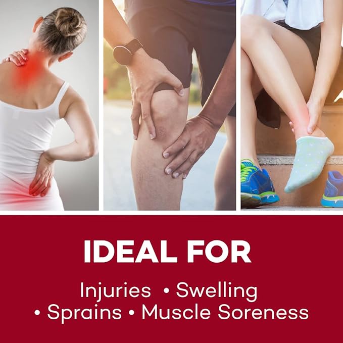 Dealmed Instant Hot Pack – Pack of 6, 5" x 9" Disposable Hot Packs for Injuries, Swelling, Sprains, Muscle Soreness and More, Single Squeeze Activation