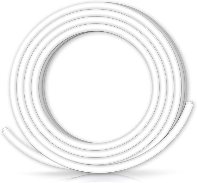 XHF UL Listed 1/4 Inch 3:1 Waterproof White Heat Shrink Tubing 20 Ft Marine Grade Wire Cable Adhesive Lined Tube Insulation Seal Against Moisture Corrosion and Air Leakage