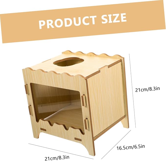 HANABASS Small Animals Digging Toy for Hamsters Gerbils Guinea Pigs Interactive Hideout Tunnel for Boredom Relief and Playtime Fun Sleeping Cage Accessory