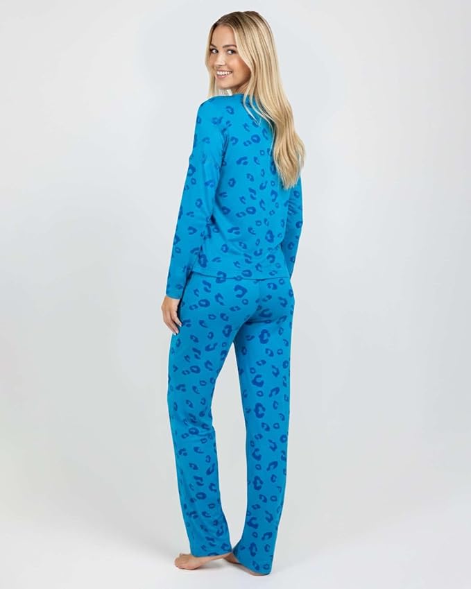 Real Essentials 2 Pack: Women's Comfy Pajama Sets - Short & Long Sleeve Ladies Loungewear Sleepwear PJs (Available In Plus)