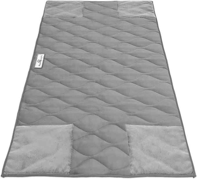 Paw Inspired PopCorner Washable Fleece Cage Liners, Midwest, Gray | Reinforced Corners, Super Absorbent Mat, Bedding, Waterproof Bottom, Guinea Pigs, Ferrets, Rabbits, Hamsters, Small Animals