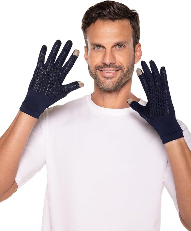 Coolibar Full Finger UV Sun Gloves - UPF 50+ Sun Protection - Gannett