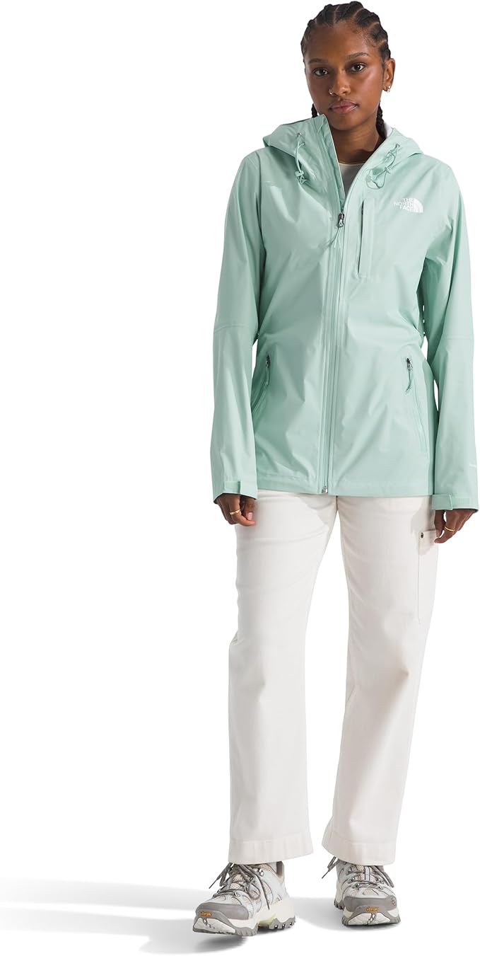 THE NORTH FACE Women's Alta Vista Rain Jacket | 3 Piece Hood With Adjustable Cinch-cord, Waterproof, Breathable