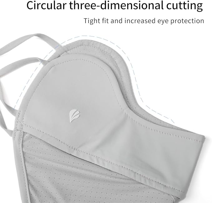 UPF 50+ UV Sun Protection Face Cover/Neck Balaclava Reusable Face Mask Dustproof Cooling Breathable