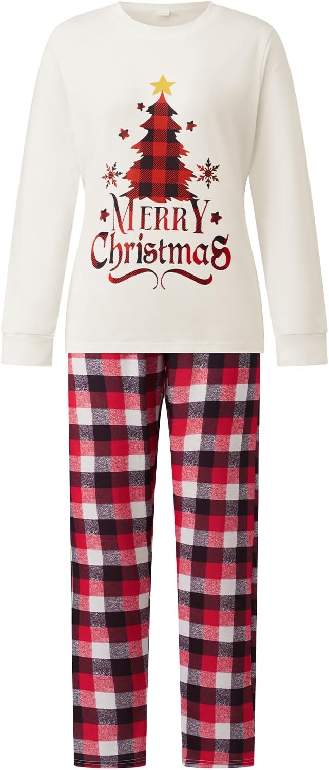 Christmas Family Pajamas Matching Sets, Matching Christmas Pjs For Family and Dog, Holidays Jammies Family Pjs Set