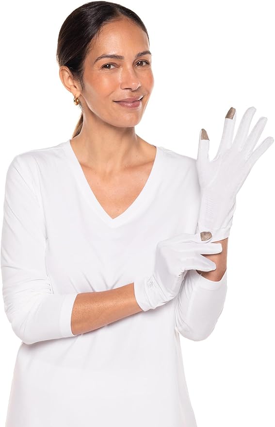 Coolibar Full Finger UV Sun Gloves - UPF 50+ Sun Protection - Gannett