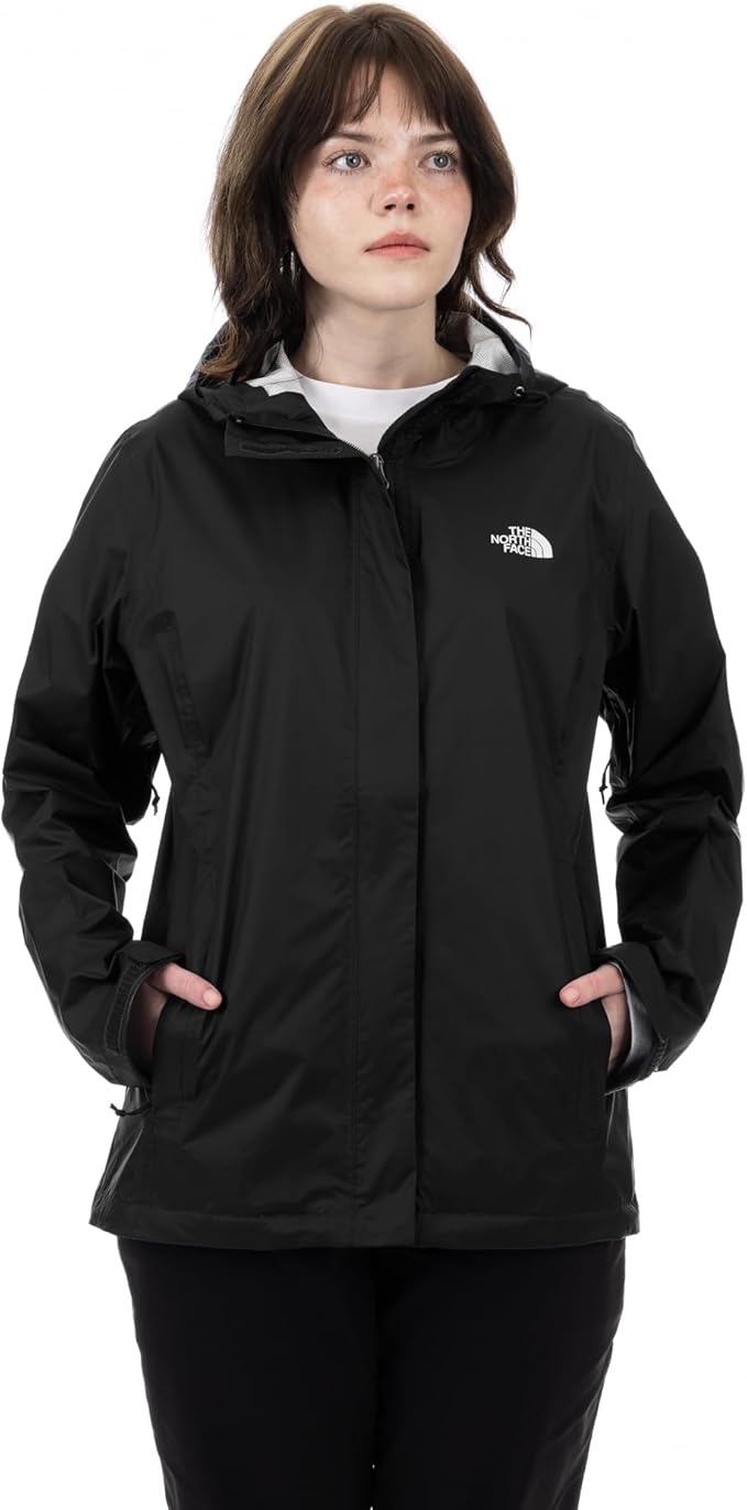 THE NORTH FACE Women's Venture 2 Waterproof Hooded Rain Jacket | Raincoat With Breathable Dryvent 2.5l Fabric, Pit-zips