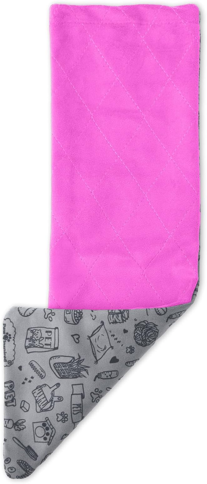 Paw Inspired Fitted Fleece Ramp Cover for Critter Nation Cage, Pink | Ladder Liner for Ferret Nation/Critter Nation Cage, For Ferrets, Rats, Chinchillas, Hedgehogs, Small Animals, Pets