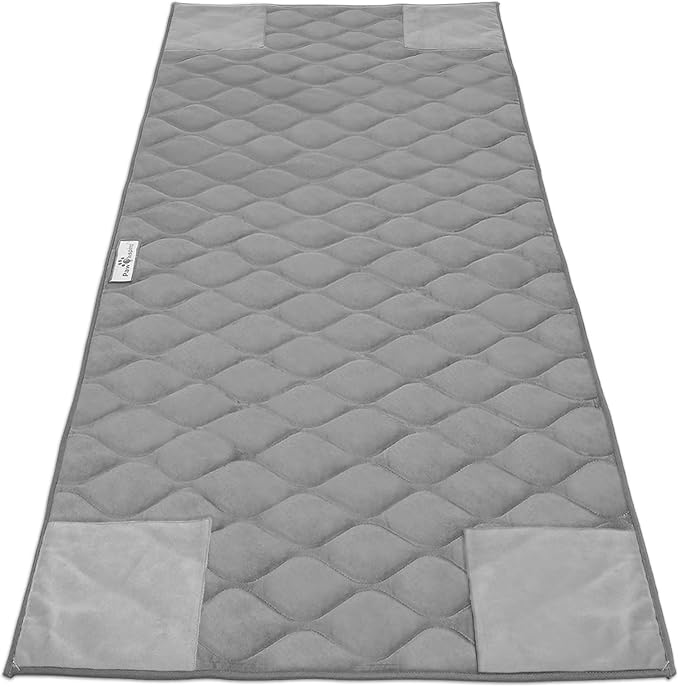 Paw Inspired PopCorner Washable Fleece Cage Liners, C&C 2x5, Gray | Reinforced Corners, Super Absorbent Mat, Bedding, Waterproof Bottom, Guinea Pigs, Ferrets, Rabbits, Hamsters, Small Animals