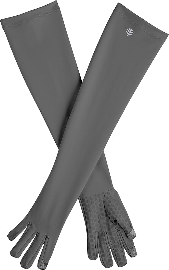 Coolibar Long Full Finger UV Sun Gloves - UPF 50+ Sun Protection - Culebra