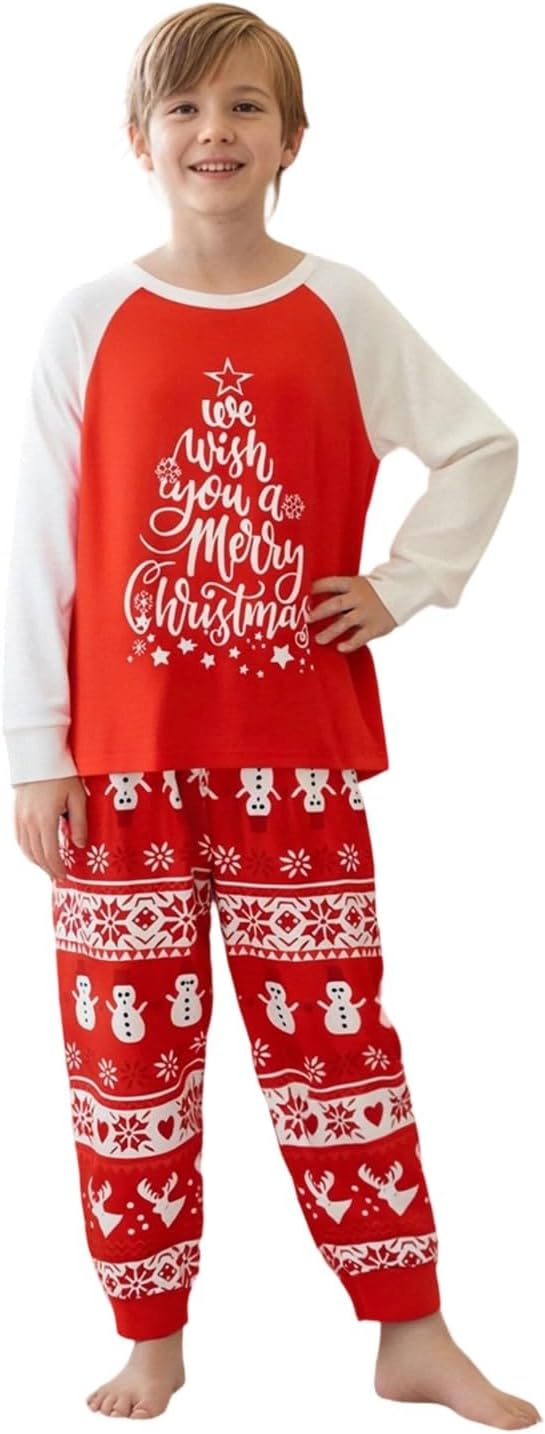 Christmas Pajamas for Family Matching Family Christmas Pajamas Set PJS Holiday Xmas Family Jammies Sleepwear