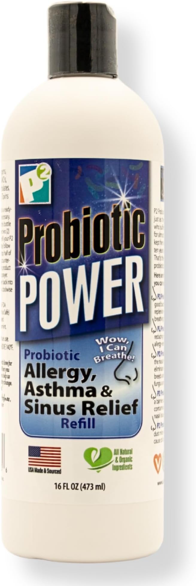 Allergy Asthma Sinus Relief Refill - Nasal Friendly Room Mist, Dust Mite, Pet Dander & Mold Spray, Eco-Friendly, Furniture, Fabrics, Bedding, Vents – 16 oz