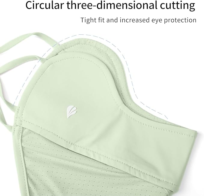 UPF 50+ UV Sun Protection Face Cover/Neck Balaclava Reusable Face Mask Dustproof Cooling Breathable