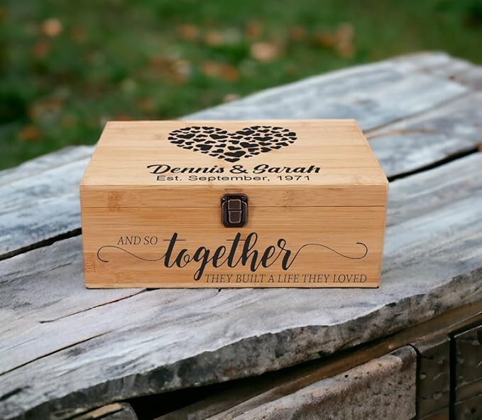 Wedding Keepsake Box - Personalized Memory Box - Wedding Memory Box - Wedding Gift - Personalized Keepsake Box - Memory Box For Keepsakes