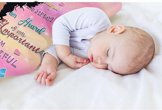 Personalized Blanket for Kids Adults Personalized Name Blanket Custom American African Blanket with Name Personalized Gifts for Christmas Birthday Mothers Fathers Day