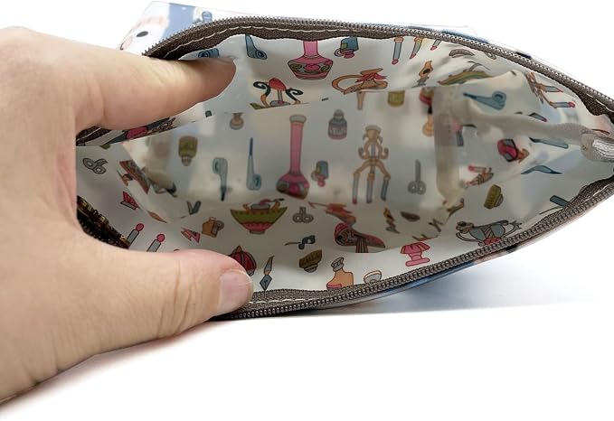 Hunger Polar Bear in Snow Makeup Cosmetic Tote Bag Carry Case (P1141705)