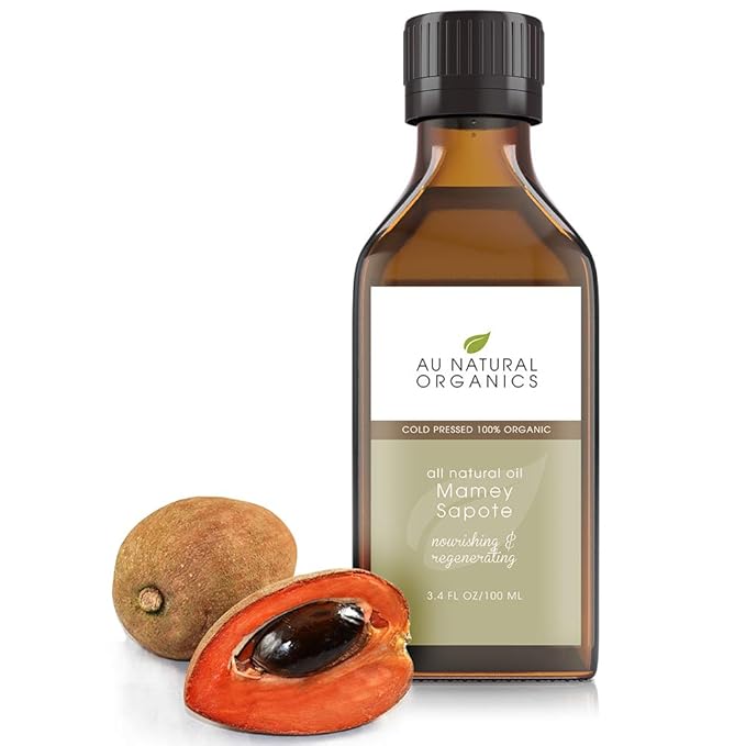 Mamey Sapote Oil - Aceite De Hueso De Mamey | Cold Pressed, Extra Virgin Natural Moisturizer for Skin, Face, Body & Hair | Unrefined, Non-GMO, Food & Therapeutic Grade 3.4oz/100ml