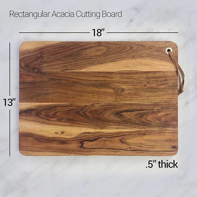 Personalized Acacia Wood Cutting Board,Custom Engraved with Couple’s Initials, Elegant Charcuterie or Serving Board for Wedding, Anniversary, or Housewarming Gift