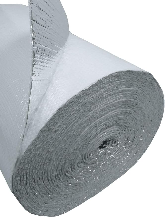 US Energy Products Double Bubble White Reflective Foil Insulation Thermal Barrier R8 (3ft x 50ft)