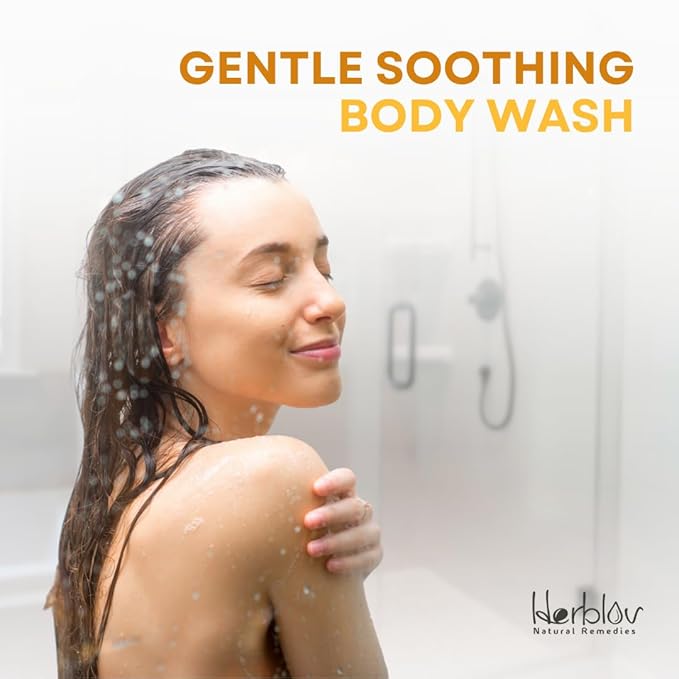 Eczema Body Wash – All Natural Eczema Soap, Dermatitis, Psoriasis Treatment for Dry Itchy Sensitive Skin Relief – Gentle Detoxifying, Healing, Anti-Itch, Oatmeal Goat Milk Bath Wash for Kids, & Adults