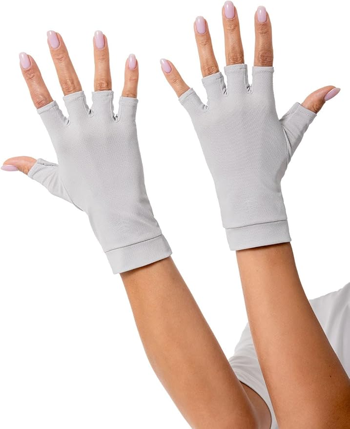 Coolibar Fingerless UV Sun Gloves - UPF 50+ Sun Protection - Ouray