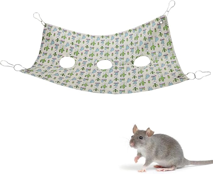 Rat Cage Fall Breaker Rat Cage Hammock Rat Cage Accessories for Small Animals Rats Fall Safe