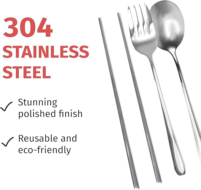 Personalized Utensil-Stainless Steel Utensil Set, Reusable Eating Utensils, Zero Waste Kit, Reusable Eating Utensils, Travel Cutlery