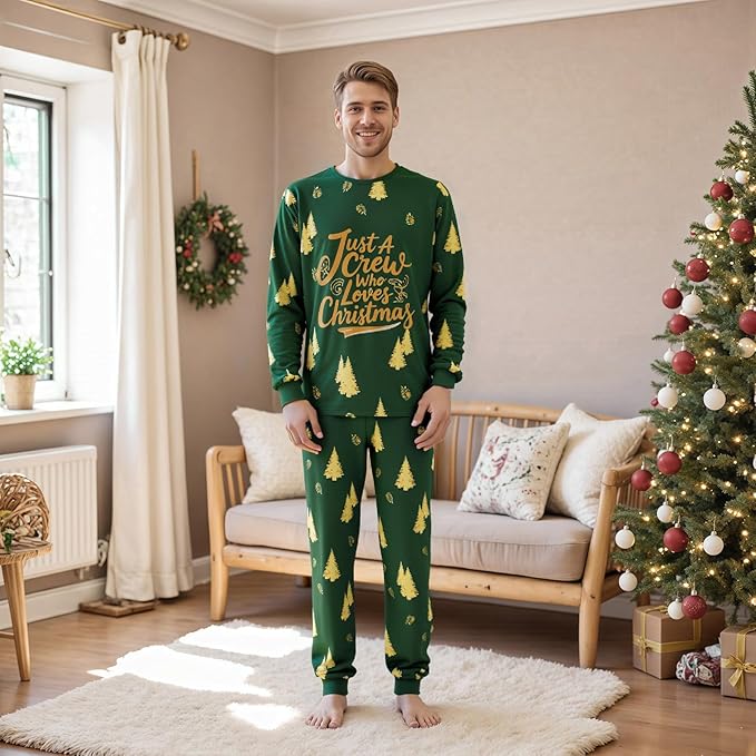 2024 Family Matching Pajamas Sets - Christmas Pjs Sleepwear Outfits for Holiday & Xmas Party