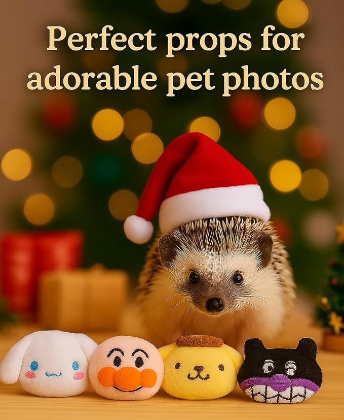 20Pcs Hedgehog Enrichment Toys - Cute Hedgehogs Cage Toy for Cuddling, Photo Props & Enrichment Play - Hedgehog Chew Toys for Boosts Natural Instincts & Daily Exercise