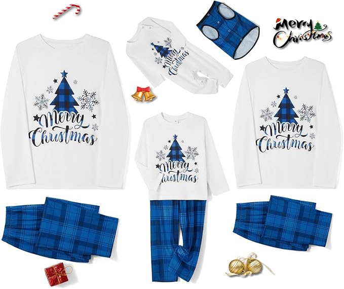 2024 Family Matching Pajamas Sets - Christmas Pjs Sleepwear Outfits for Holiday & Xmas Party