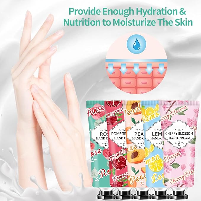 86 Pack Hand Cream Bulk Gifts,Stocking Stuffers Adults,Christmas Gifts for Women,Christmas Stocking Stuffers Teacher Appreciation Gifts Birthday Gifts,Natural Travel Size Lotion for Dry Cracked Hands