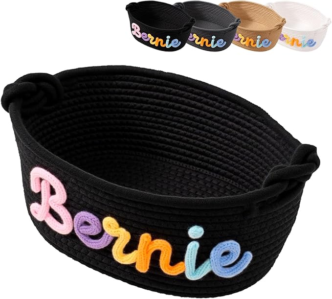 Personalized Handmade Baby Basket | Unique Keepsake Gift for Baby Showers & Easter | Toy & Clothing Storage
