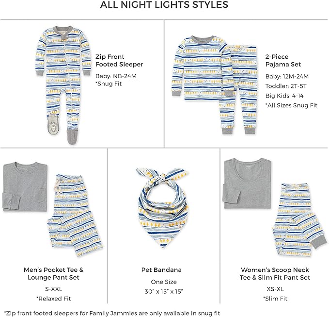 Burt's Bees Baby Baby Family Jammies Matching Holiday Organic Cotton Pajamas