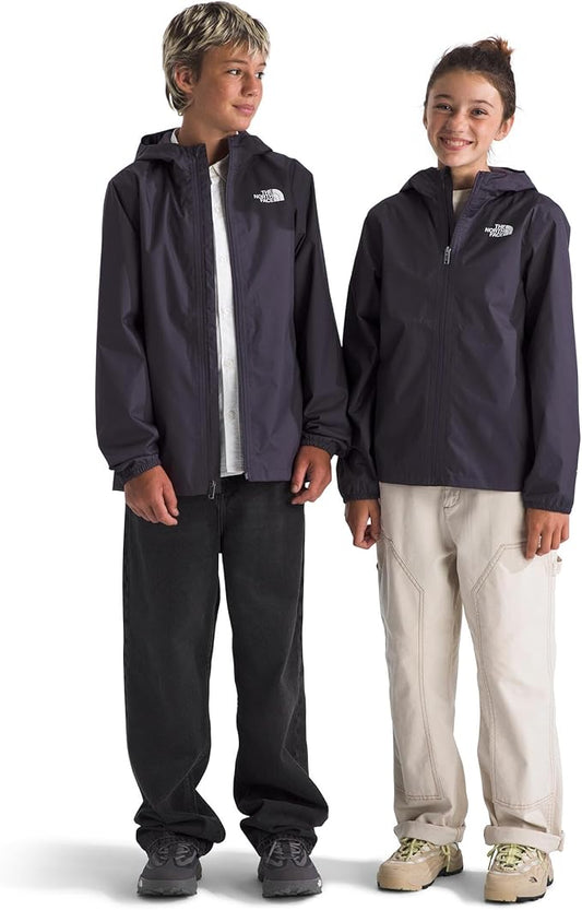 The North Face Unisex Kids Zipline Rain Jacket - Waterproof Rain Coat, Secure Zip Pockets, Weather Ready Hood