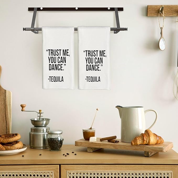 Tequila Lover Gifts, Bartender Gifts, Bar Gifts, Bar Towels for Bartender Kitchen, Tequila Gifts for Women Men Tequila Lover, Bartender Gifts for Women, Funny Kitchen Bar Decorations Towels, 16x24