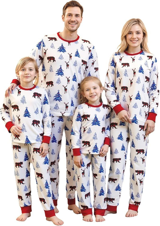 Christmas Pajamas for Family Matching Family Christmas Pajamas Set PJS Holiday Xmas Family Jammies Sleepwear