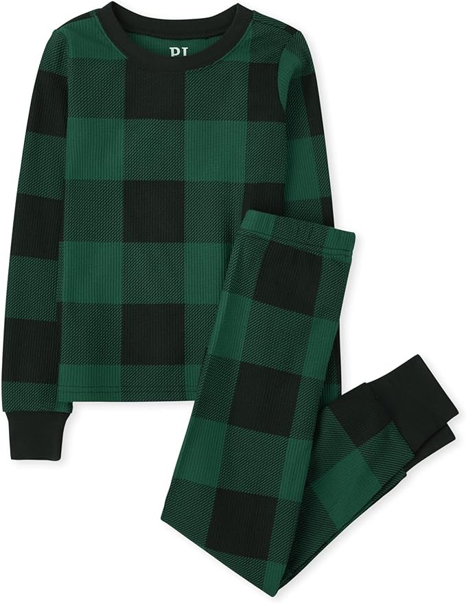 The Children's Place Kids' Holiday Long Sleeve Pajamas