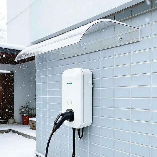 Outdoor Cover for Electrical Equipment, Charging Pile rain Cover Steel Protective Roof,Door Window Canopy Awning Garden Porch Rain Cover Shelter