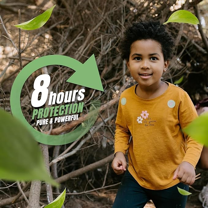 ZAPPP! Mosquito Repellent Stickers - Natural DEET Free Mosquito Repellent for Kids, Toddlers & Adults with Plant Based Bug Repellent - Citronella Mosquito Patches - Made from Cotton Fabric - 30 pk