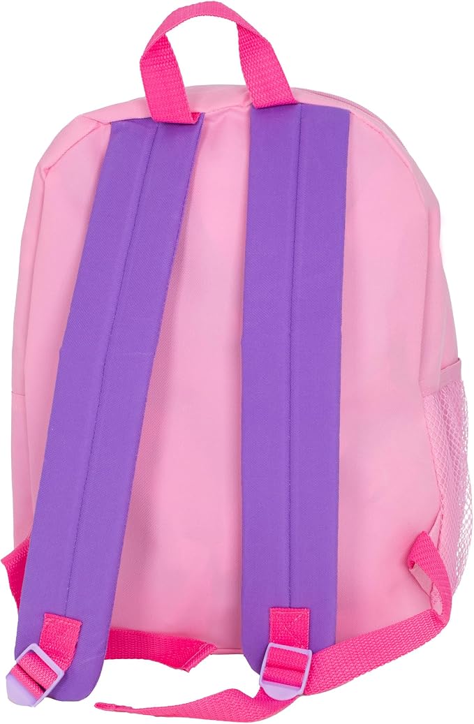 AI ACCESSORY INNOVATIONS Sanrio's Hello Kitty & Kuromi Kids Backpack, Elementary School Girls Book Bag, Purple & Pink