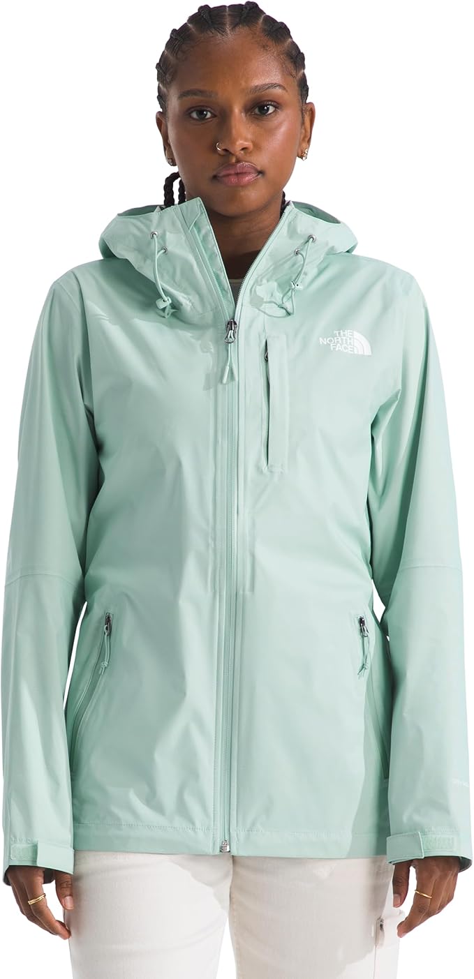 THE NORTH FACE Women's Alta Vista Rain Jacket | 3 Piece Hood With Adjustable Cinch-cord, Waterproof, Breathable