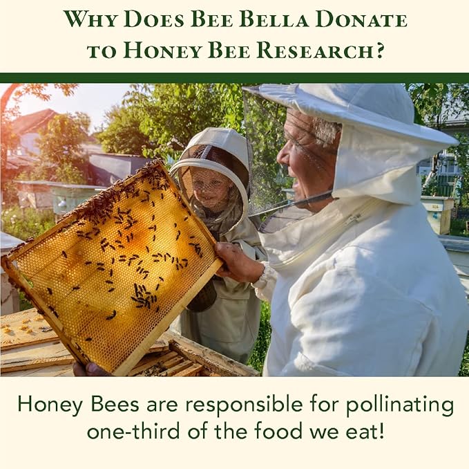 Bee Bella Lip Balm, Cherry, 3 Pack - Moisturizing Lip Care, 100% Natural, Original Organic Beeswax with Vitamin E, Handmade in USA, Gift Item