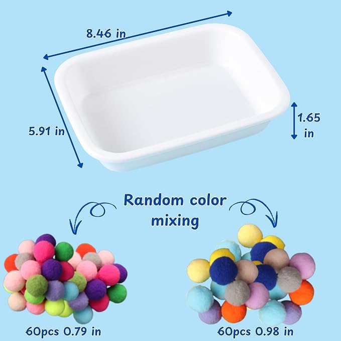 Hedgehog Dig Box Enrichment Cage Accessories, Funny Dig Box Toys with Ball Toy and Laundry Bag, Bell Toy for Hedgehogs Hamster Ferret Kitten Cat, Hedgehog Accessories (Laundry Bags, 120 Ball)