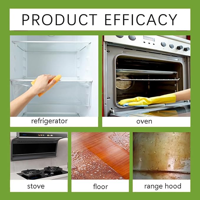 10.56oz Fly Natural Cleanse Formula to Household Appliances,Kitchen Heavy Duty Doaming Degreaser,Kitchen Appliance Cleaner,for Hold,Oven,Stove,Range Hood(1PCS)