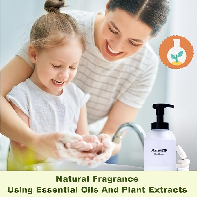 Foaming Hand Soap Refill Tablets -5 Sample Pack Hand Wash Tablets, Zero Waste Eco Friendly Cleaning Supplies-Fills 5 X 9 fl oz Refillable Foam Dispenser(45 Fl oz total)